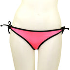 Loco Boutique Neon Black Piping Removable Bows-0
