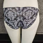 Loco Boutique Damask Cinched Back Lettuce Edge-1