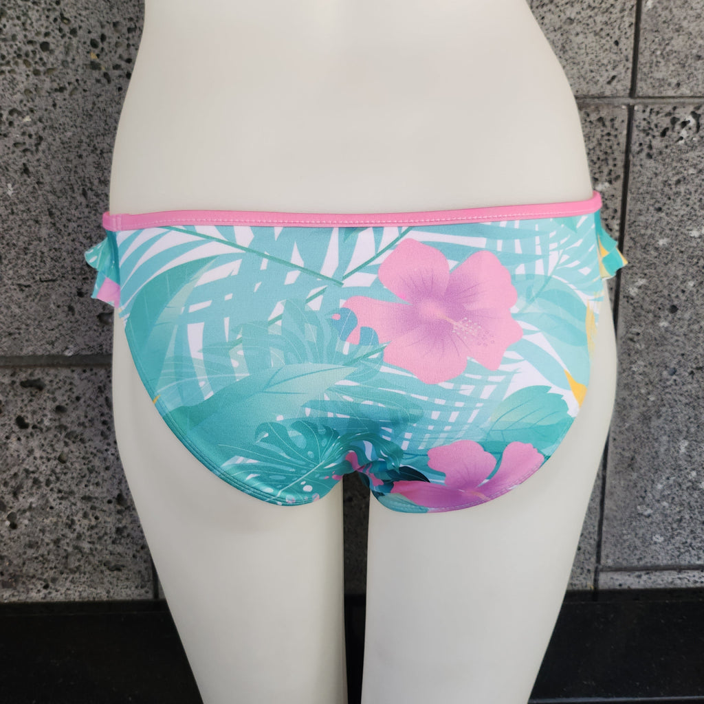 Loco Boutique Paradise Garden Double Sided Ruffles Bikini Bottom