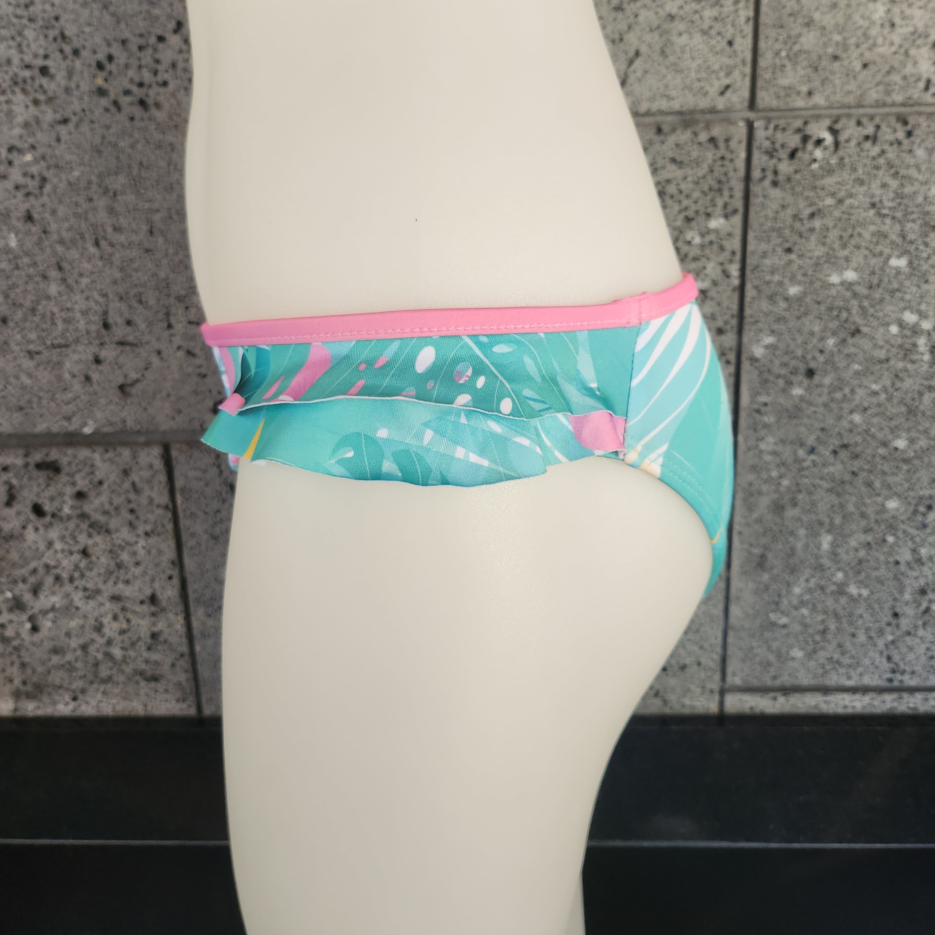 Loco Boutique Paradise Garden Double Sided Ruffles Bikini Bottom