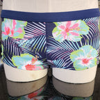 Loco Boutique Blue Flower Reversible Boyshorts-1