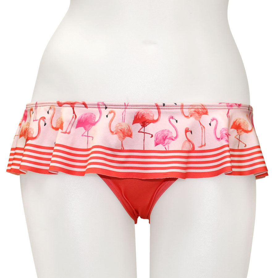 Loco Boutique Flamingo Skirted Swim Bottom-0