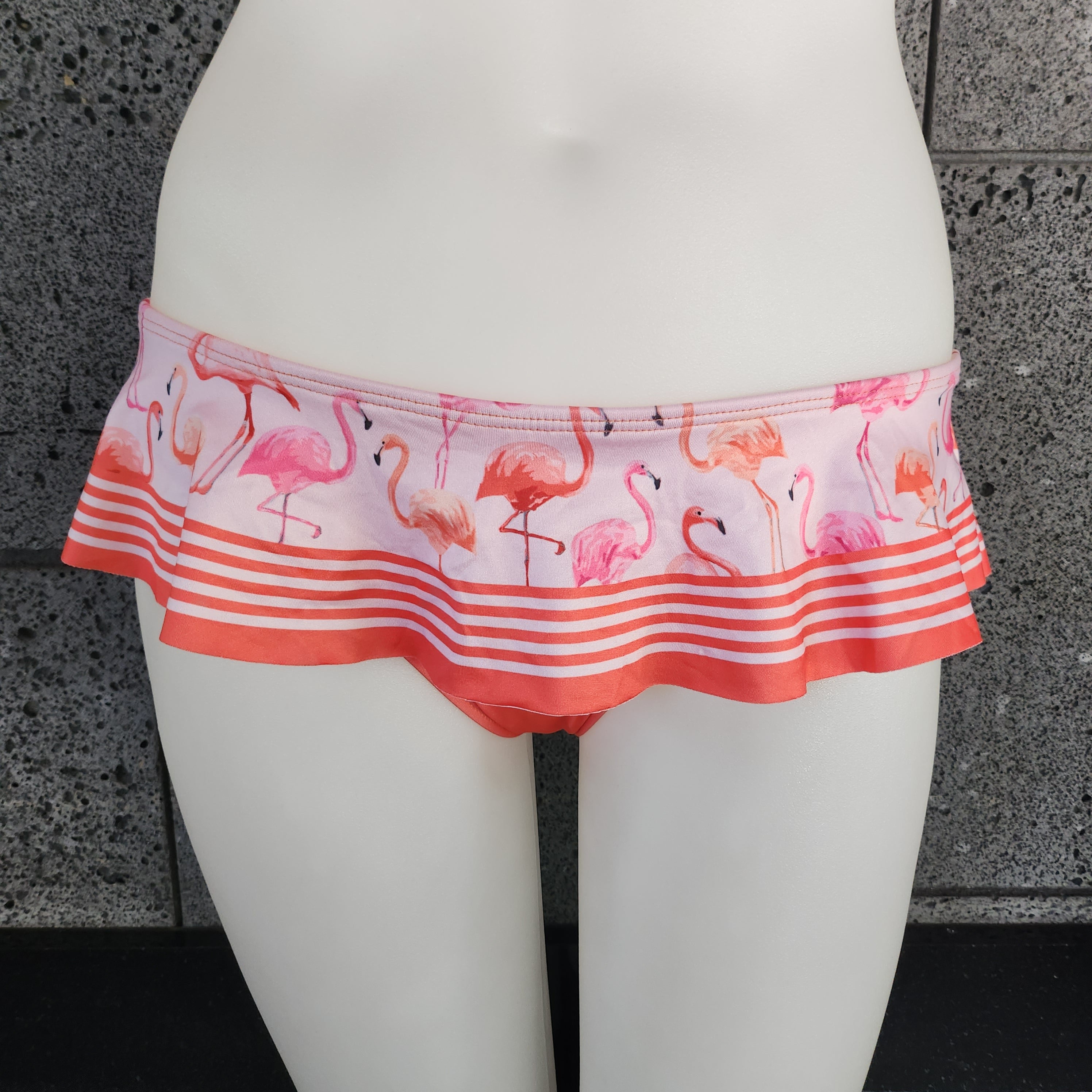Loco Boutique Flamingo Skirted Swim Bottom-1