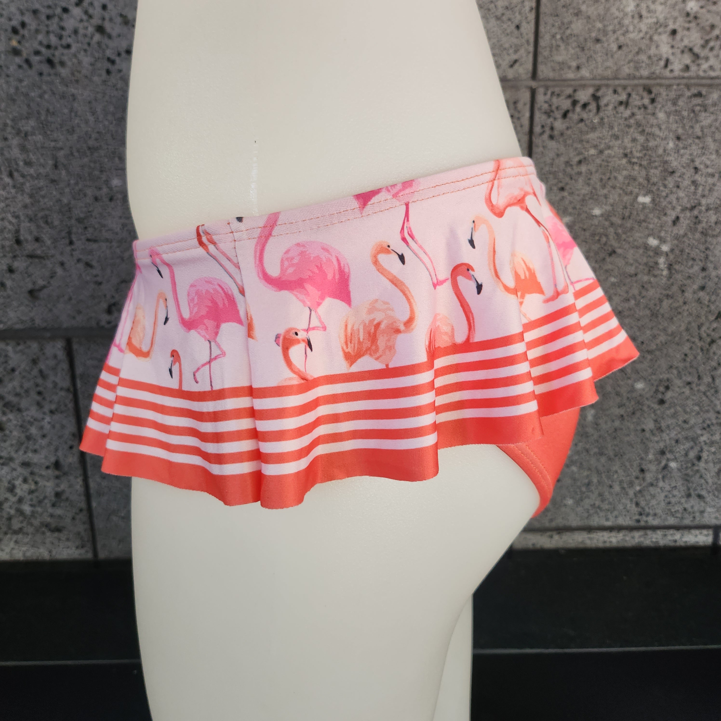 Loco Boutique Flamingo Skirted Swim Bottom-3