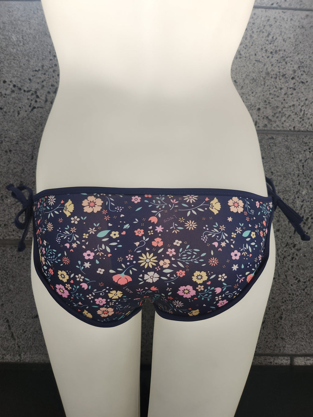 Loco Boutique Little Blossoms Removable Bow Bikini Bottom-4