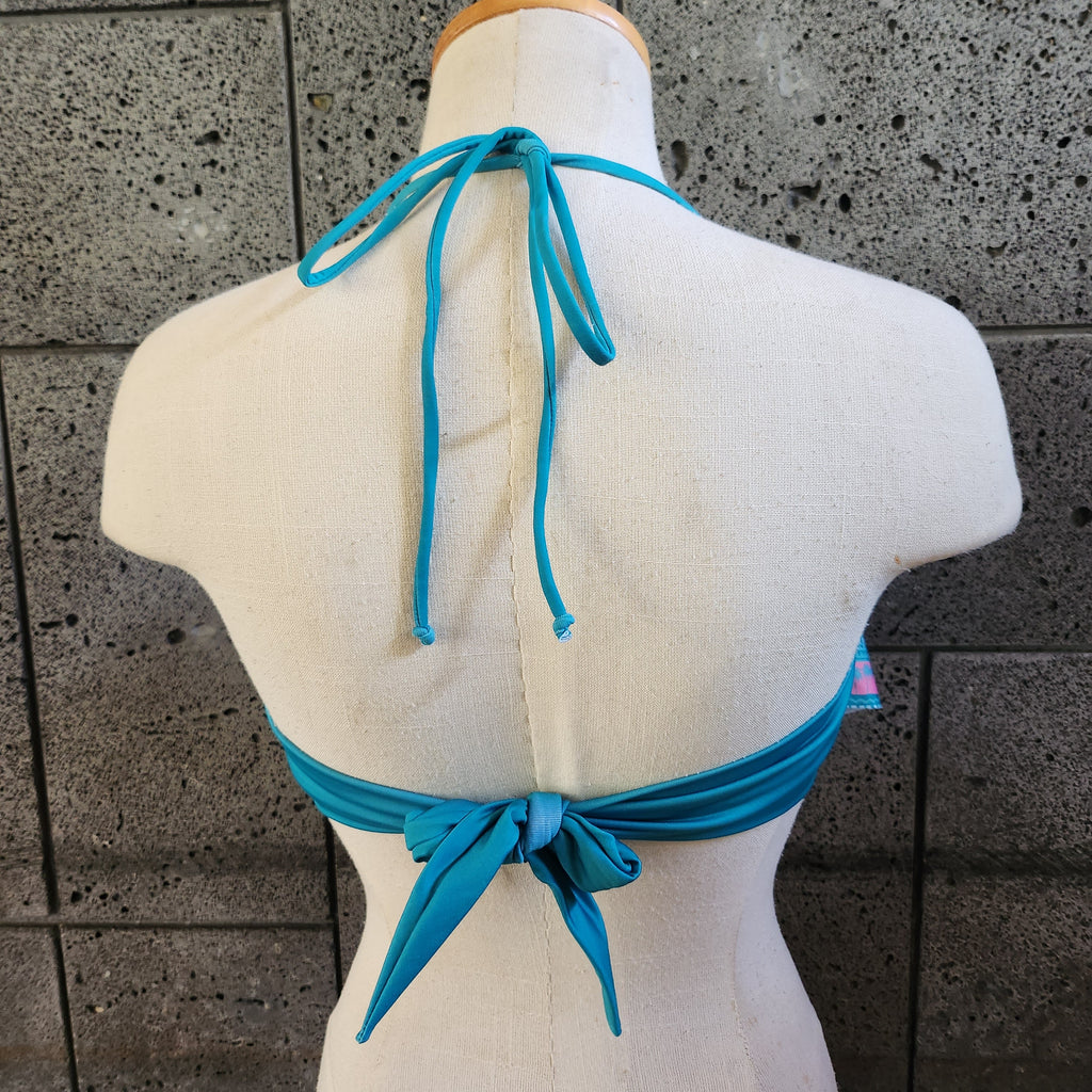 Loco Boutique Hawaiian Pattern Long Flounce Bandeau-2