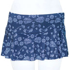 Loco Boutique Floral Stitch Flared Skort-1