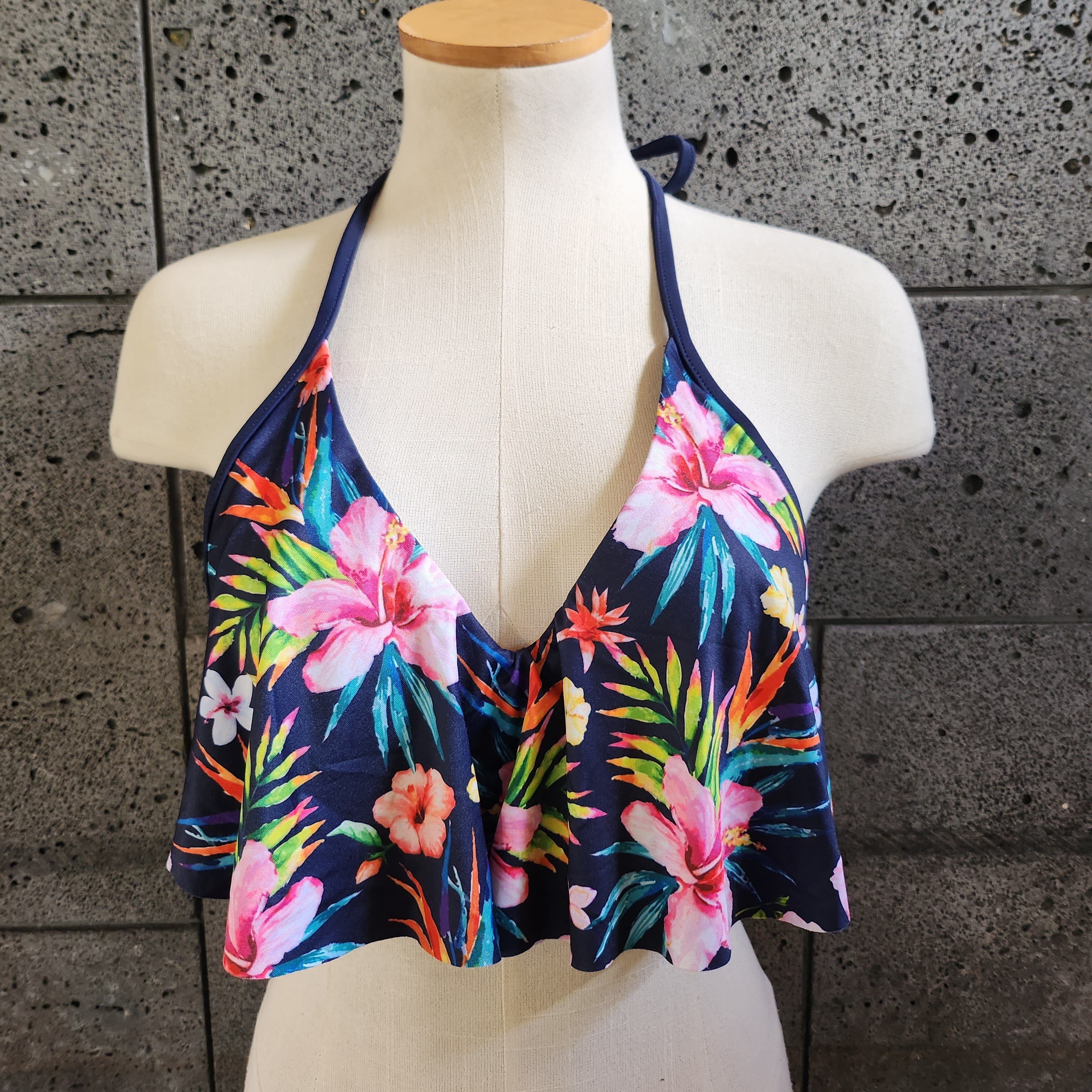 Loco Boutique Floral Flounce Front Tankini Top-5