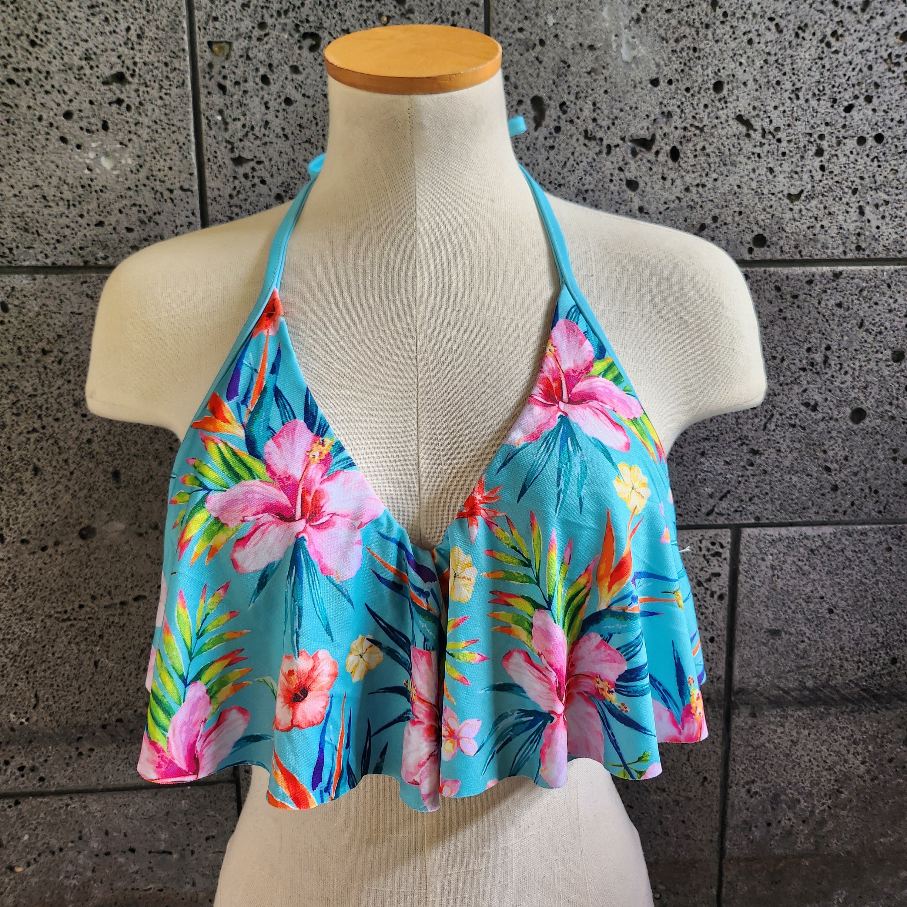 Loco Boutique Floral Flounce Front Tankini Top-6