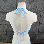 Loco Boutique Palm Leaves Long Flounce Front Underwire Bikini Top