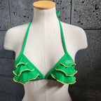 Loco Boutique Ruffle Embellished Triangle