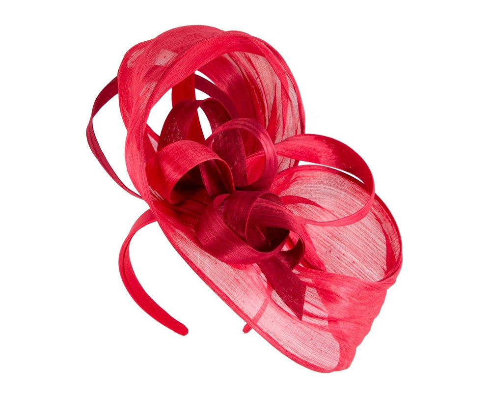 Large Red fascinator by Fillies Collection