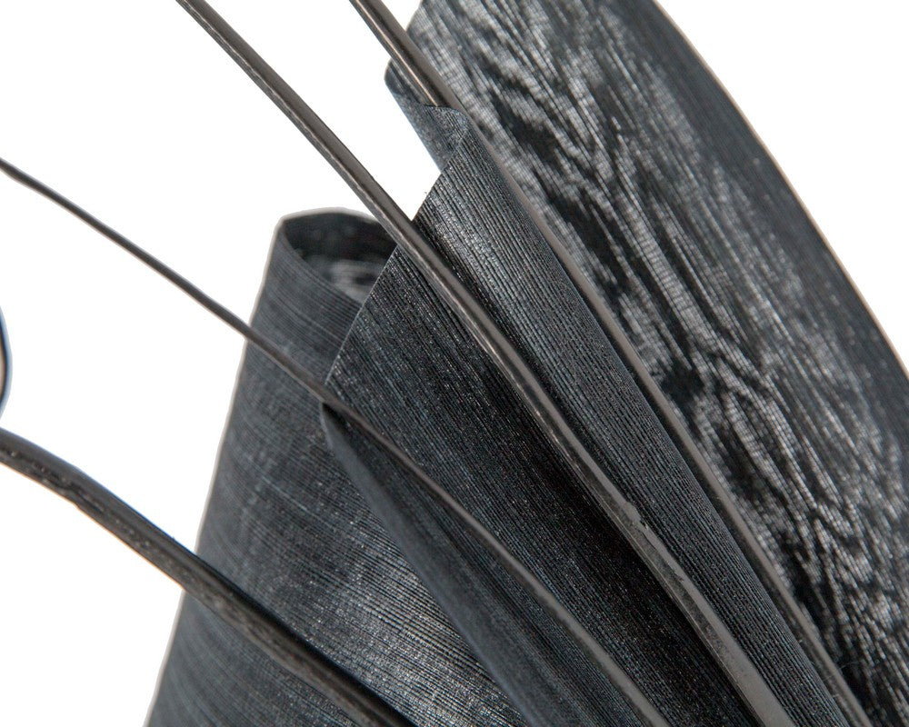 Edgy black fascinator by Fillies Collection-2