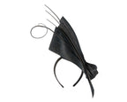 Edgy black fascinator by Fillies Collection-1