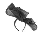 Large black jinsin racing fascinator by Fillies Collection