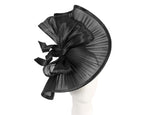 Large black jinsin racing fascinator by Fillies Collection