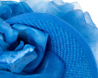 Exclusive blue fascinator with flower by Fillies Collection-4