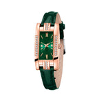 Green Women’s Quartz Watch Jewelry Gift Set