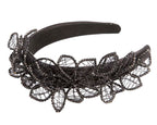 Fashion black fascinator headband by Fillies Collection-2