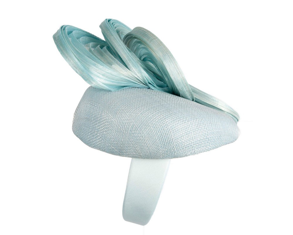 Exclusive light blue pillbox fascinator by Fillies Collection-3