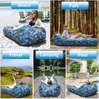Portable Inflatable Sofa Bed - Outdoor Lazy Chair, Waterproof Lounger-1