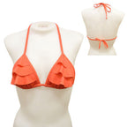 Loco Boutique Blank 3-Tiered Ruffle Triangle Sae00091