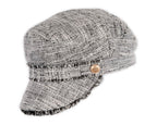Black casual newsboy cap by Max Alexander-1