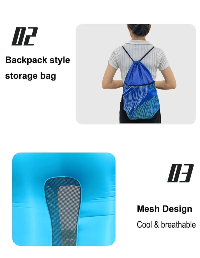 Portable Inflatable Sofa Bed - Outdoor Lazy Chair, Waterproof Lounger