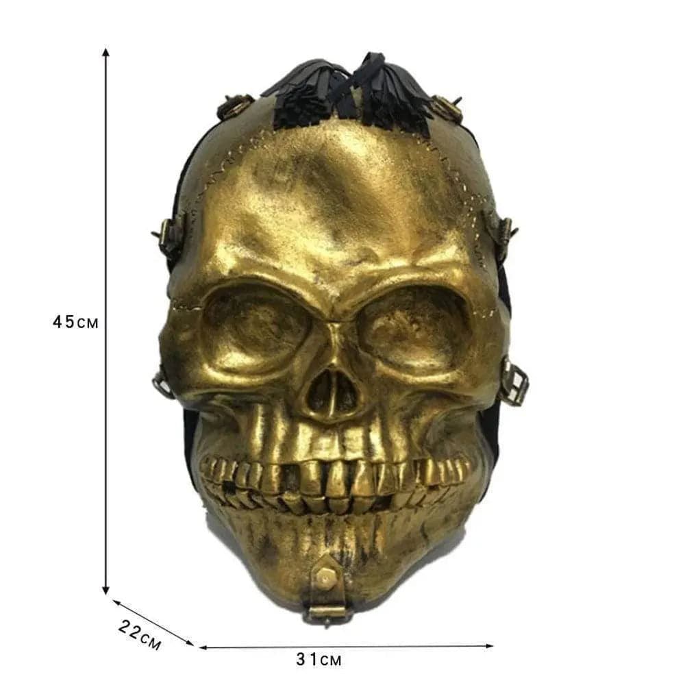 Unisex Kreepsville 3D Skull Backpack Large