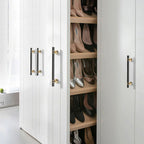 NNEDSZ Luxury Design Kitchen Cabinet Handles Drawer Bar Handle Pull Gold 160MM-2