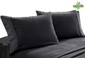 NNEDSZ 400 thread count bamboo cotton twin pack pillowcase charcoal-0