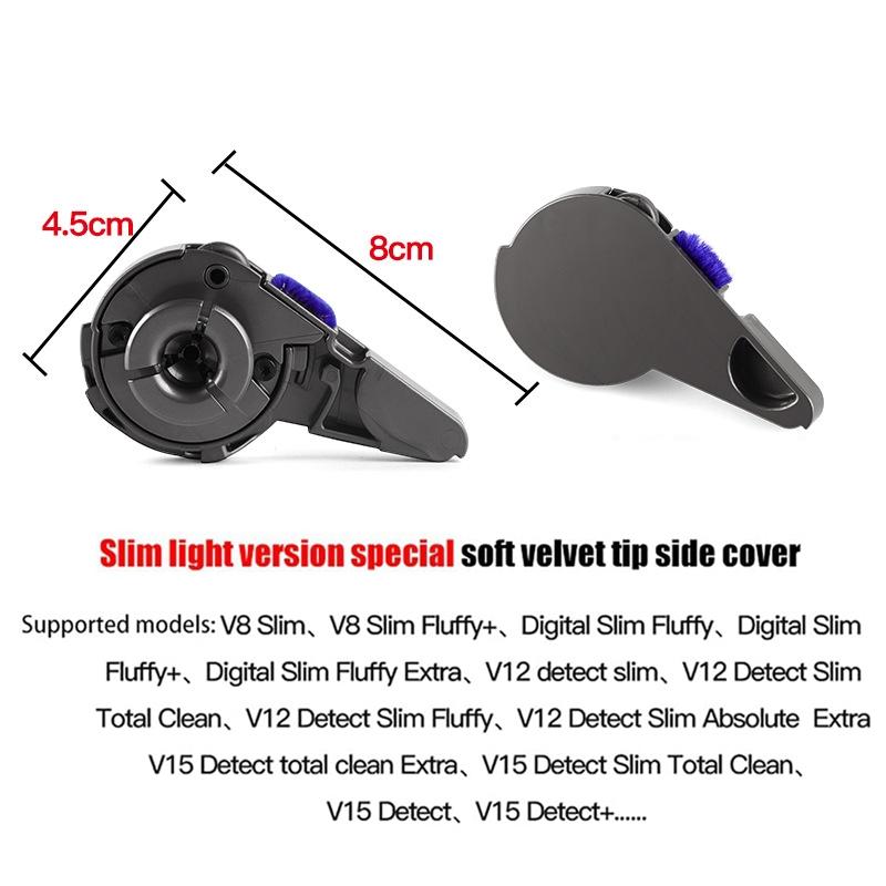 Soft Velvet Suction Head Cover for Dyson Slim Light Vacuum-4