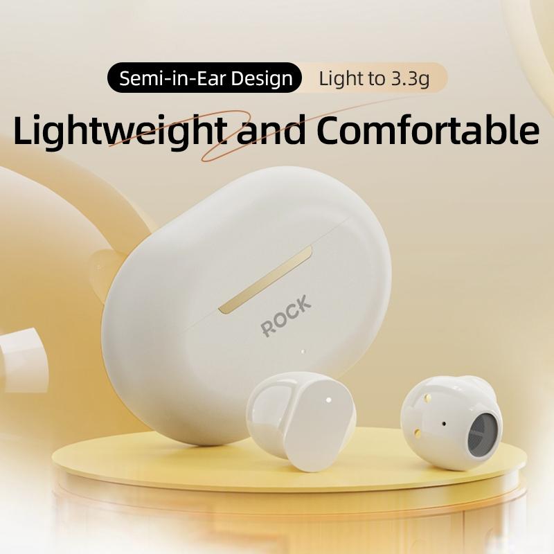 NNEDSZ Beige Bluetooth 5.0 Tws Earphones