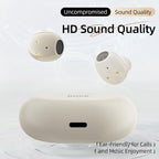 NNEDSZ Beige Bluetooth 5.0 Tws Earphones