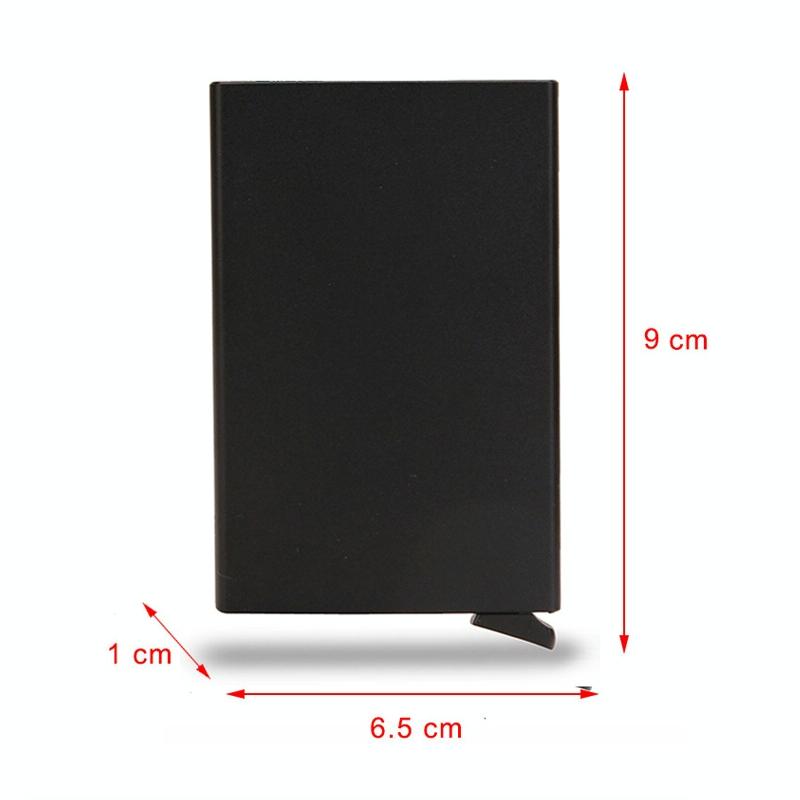 NNEDSZ Metal Rfid Card Holder Wallet - Compact Design - Green