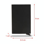 NNEDSZ Metal Rfid Card Holder Wallet - Compact Design - Green