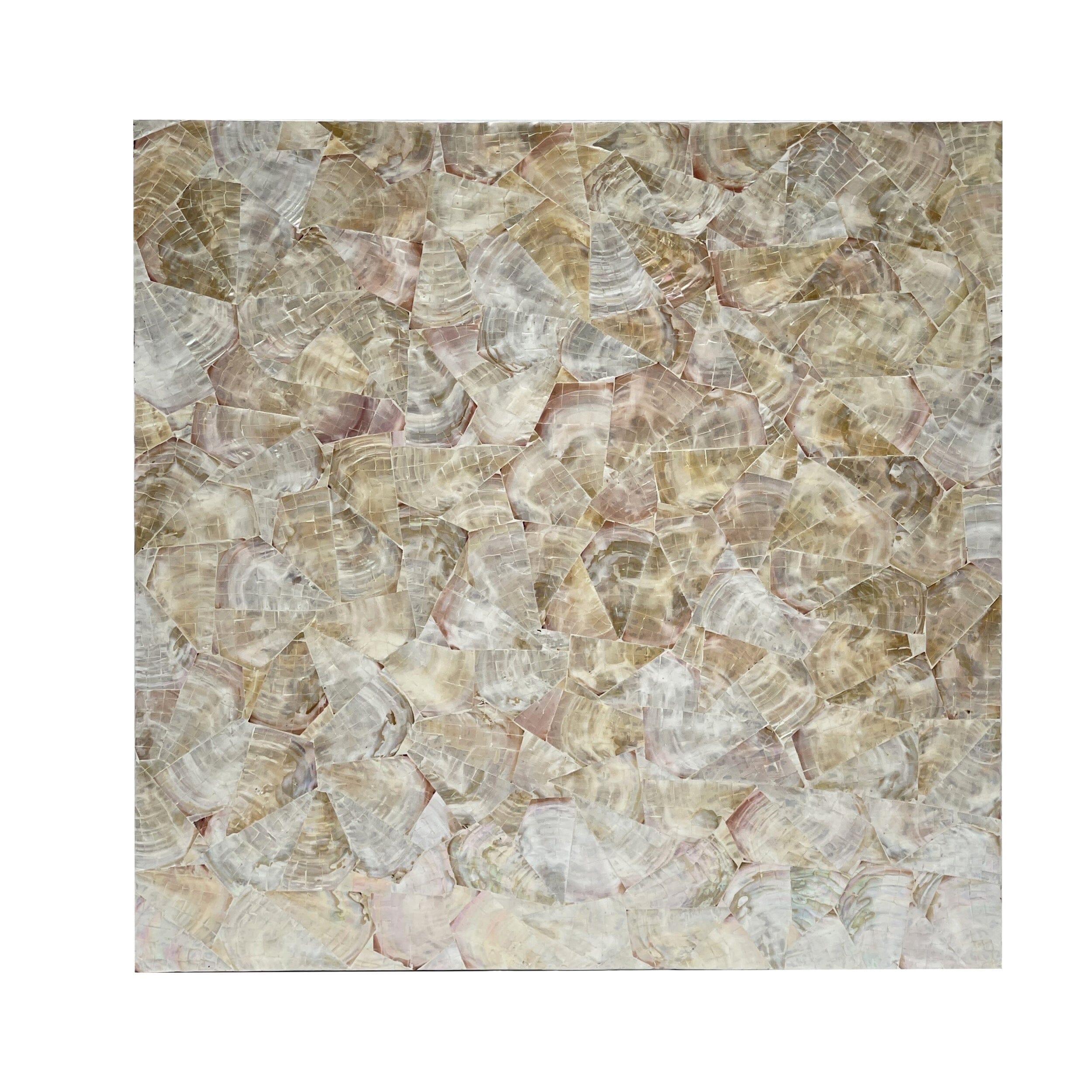 NNEDSZ CLUSTER MOTHER OF PEARL HAND MADE COFFEE TABLE