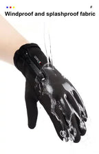 NNEDSZ Convertible Fingerless Winter Gloves | Waterproof, Windproof Thermal Gloves with Touchscreen Compatibility Q808  L size Black