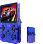 NNEDSZ Blue Retro Portable Gaming Console with 64GB, 1 Memory Card - 3D Games, HD Display, and Dual Joysticks-0