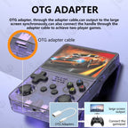 NNEDSZ Blue Retro Portable Gaming Console with 64GB, 1 Memory Card - 3D Games, HD Display, and Dual Joysticks-2