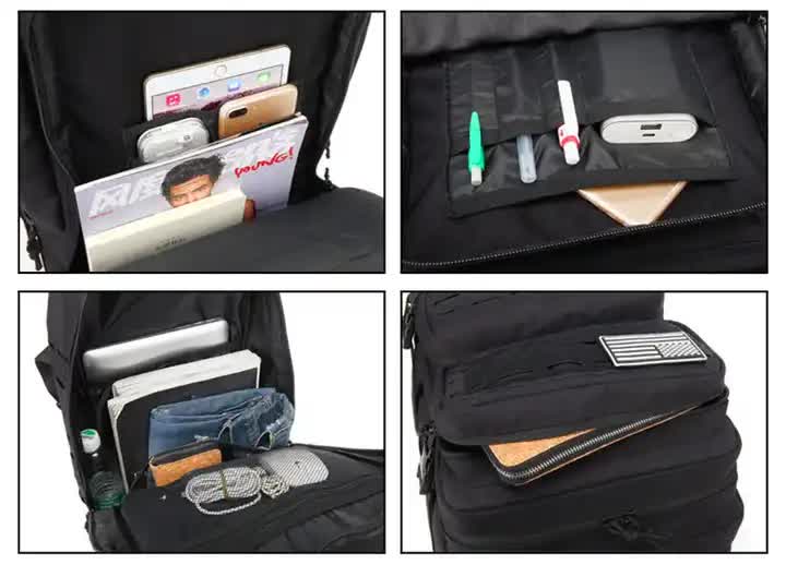 NNEDSZ Green Outdoor sports backpack Large capacity travel commuter backpack Water-proof multifunctional backpack-2