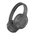 NNEDSZ Gray P2963 Wireless Bluetooth Headphones with LED Light, Hi-Fi Sound, and Sport Design