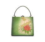 Vintage Leather Casual Box Shoulder Bag Small Square Bag