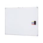 NNEDSZ Magnetic Whiteboard 90x120cm Erase Board Marker Eraser Tray Home Office School