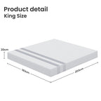 BedStory King Memory Foam Mattress 20cm Cooling Gel Foam Mattress in a Box Medium Soft Feel