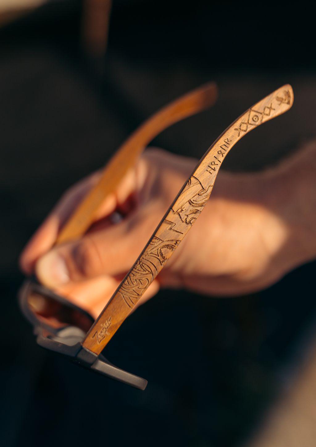 Eyewood | Engraved wooden sunglasses - Vikings