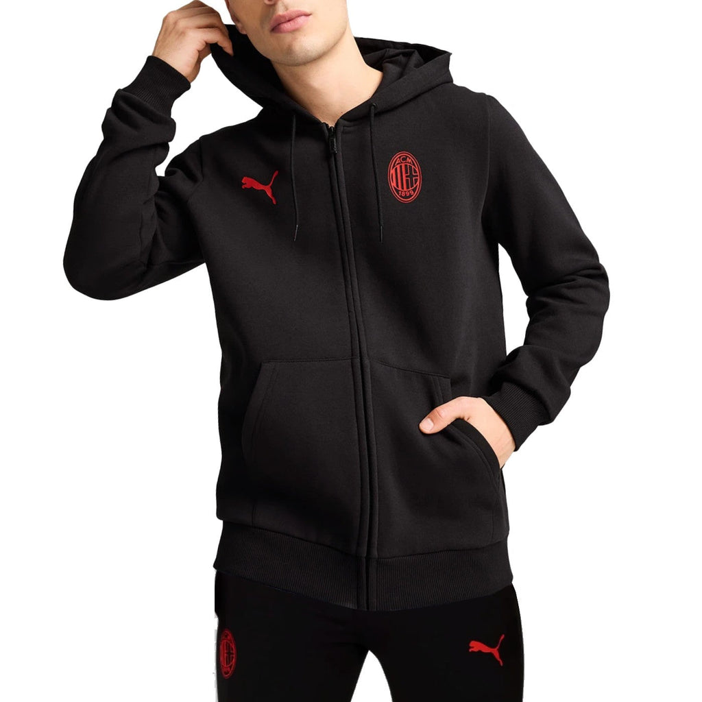AC Milan Casual Fans hooded presentation tracksuit 2024/25 black - Puma-0