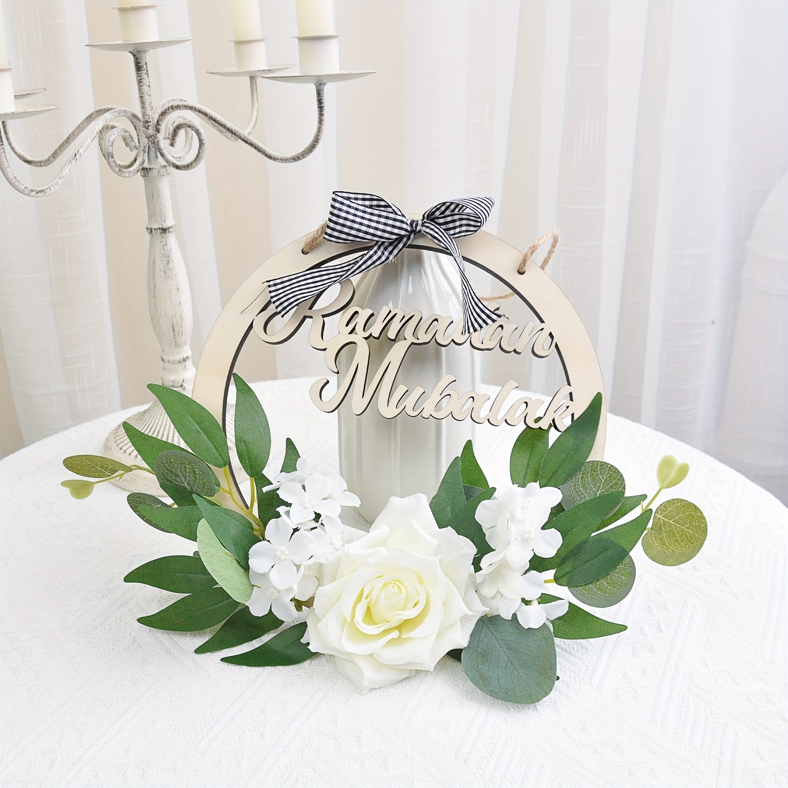 NNETM Art Deco Ramadan Wreath Door Decoration-1