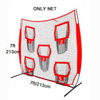 NNETM Football Outdoor Target Throwing Net with 5 Pockets-2