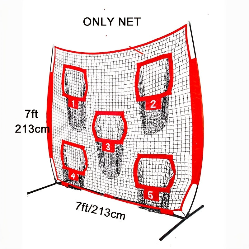 NNETM Football Outdoor Target Throwing Net with 5 Pockets-2